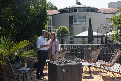 Erkély/terasz, Hotel Raphael im Allgau in Kempten Erkély/terasz, Hotel Raphael im Allgau in Kempten