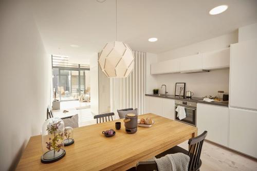 Kitchen, Villa Gold III in Fehmarnsund Kitchen, Villa Gold III in Fehmarnsund