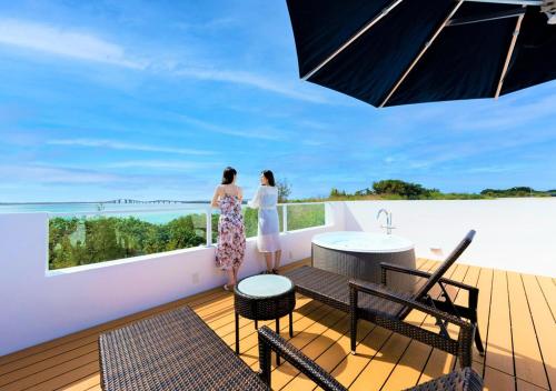 Balcony/terrace, Blue Ocean Hotel&Resort MIYAKOJIMA in Irabu island Balcony/terrace, Blue Ocean Hotel&Resort MIYAKOJIMA in Irabu island