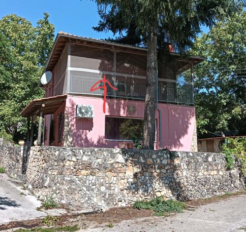 Erkély/terasz, Villa Melpo in Lykodromio Erkély/terasz, Villa Melpo in Lykodromio