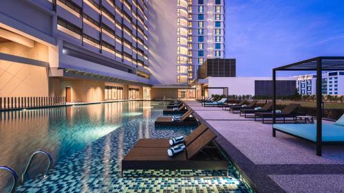 Swimming pool, Holiday Inn & Suites Penang Prai By IHG in Seberang Perai Swimming pool, Holiday Inn & Suites Penang Prai By IHG in Seberang Perai