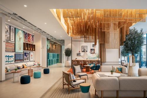 Lobby, Rove Al Marjan Island in Ras Al Khaimah Lobby, Rove Al Marjan Island in Ras Al Khaimah