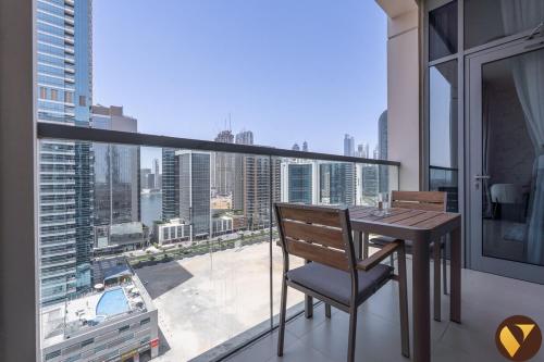 Balcony/terrace, Vogue Bellevue Downtown - Stylish One Bedroom Apartment with Balcony, Walkable to Burj Khalifa and D in Madinat Zayid Balcony/terrace, Vogue Bellevue Downtown - Stylish One Bedroom Apartment with Balcony, Walkable to Burj Khalifa and D in Madinat Zayid