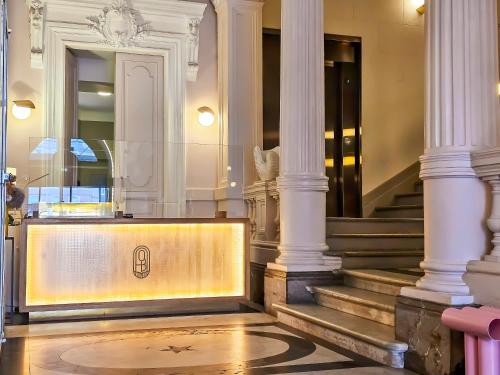 Lobby, Hotel L'orque Bleue in Sete Lobby, Hotel L'orque Bleue in Sete