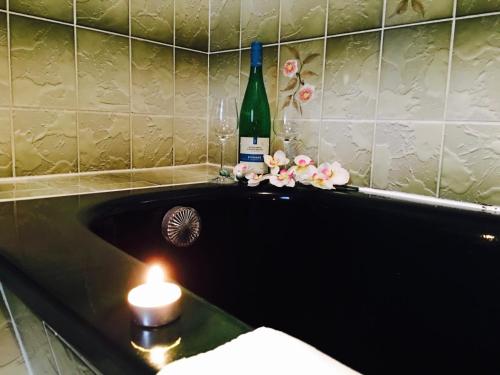 화장실, Bed & Breakfast du Château (Bed & Breakfast du Chateau) in 비안덴 화장실, Bed & Breakfast du Château (Bed & Breakfast du Chateau) in 비안덴