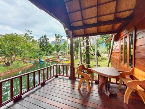 Balcony/terrace, ธารคีรี รีสอร์ต สวนน้ำกำนัน in Ban Nai Sa Balcony/terrace, ธารคีรี รีสอร์ต สวนน้ำกำนัน in Ban Nai Sa