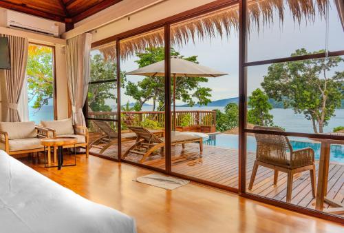 ระเบียง/ชานเรือน, Ten Moons Sunset Villas in ซันเซ็ตบีช ระเบียง/ชานเรือน, Ten Moons Sunset Villas in ซันเซ็ตบีช