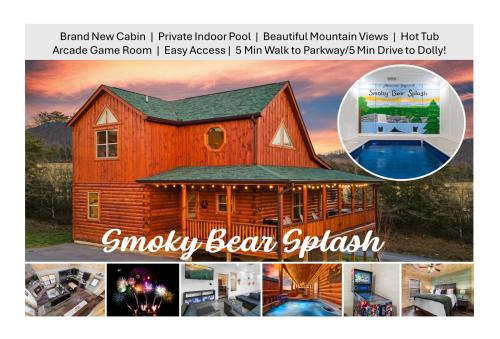 숙소 외관, Smoky Bear Splash Top Rated Private Pool Cabin with Hot Tub, Mtn Views, Arcade Games, Excellent Loca in 기타 숙소 외관, Smoky Bear Splash Top Rated Private Pool Cabin with Hot Tub, Mtn Views, Arcade Games, Excellent Loca in 기타