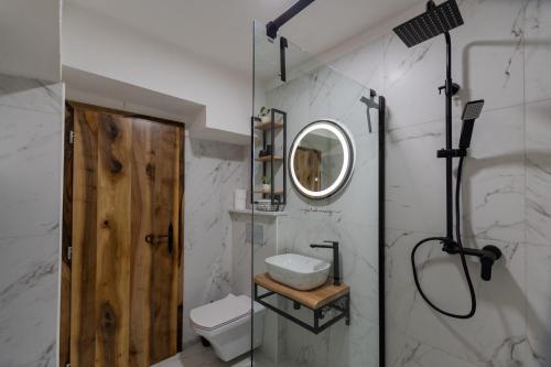 淋浴間, Apartma Oleander in 科巴里德 淋浴間, Apartma Oleander in 科巴里德