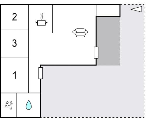 Floor plans, Three-Bedroom Holiday Home In Romo in Bolilmark Floor plans, Three-Bedroom Holiday Home In Romo in Bolilmark