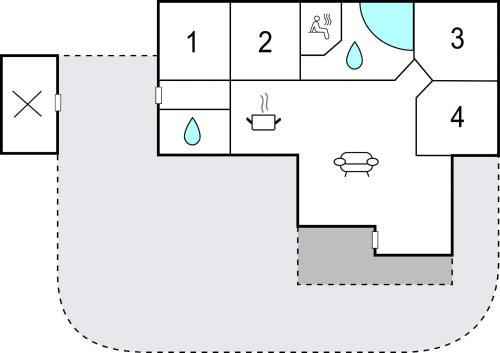 Floor plans, Holiday Home Egernstien Væggerløse Iv in Idestrup Floor plans, Holiday Home Egernstien Væggerløse Iv in Idestrup