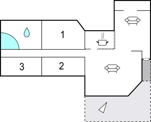 Floor plans, Holiday Home Skovsangervej Nexø V in Snogebaek Floor plans, Holiday Home Skovsangervej Nexø V in Snogebaek