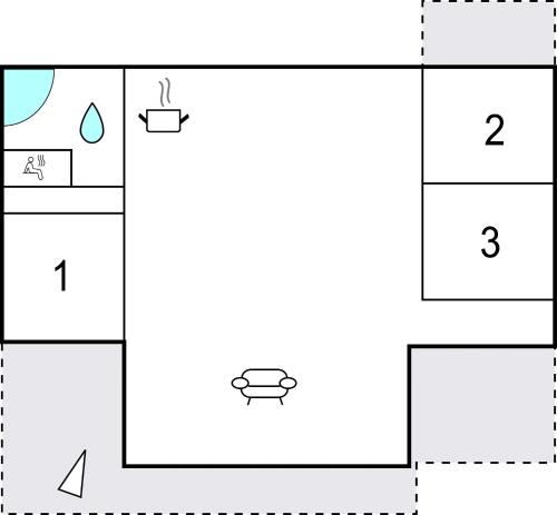 Floor plans, Holiday Home Skovæblevej in Vaeggerlose Floor plans, Holiday Home Skovæblevej in Vaeggerlose