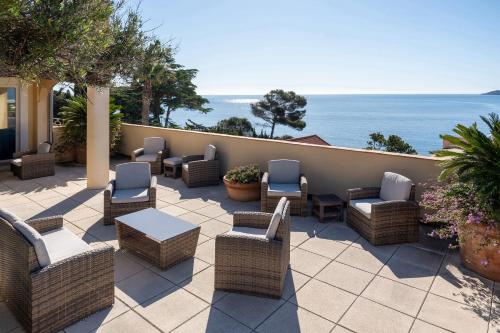 balkon/terras, Best Western Premier Montfleuri in Sainte-Maxime balkon/terras, Best Western Premier Montfleuri in Sainte-Maxime