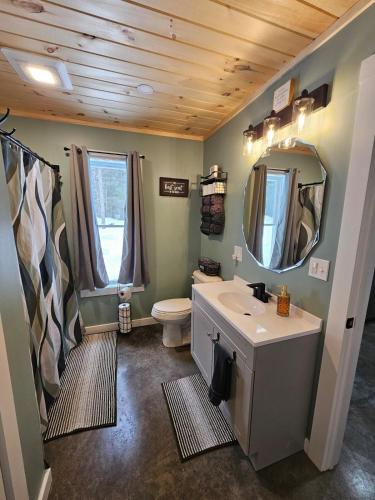 Bathroom, Adirondack Private Cabin New Construction in Malone (NY) Bathroom, Adirondack Private Cabin New Construction in Malone (NY)