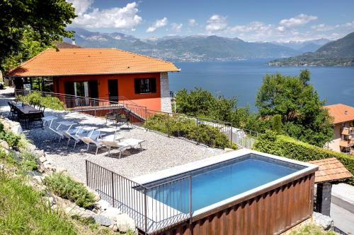 Kilátás, Villa LM - Private Villa, Lake View, Salt Pool in Belgirate Kilátás, Villa LM - Private Villa, Lake View, Salt Pool in Belgirate