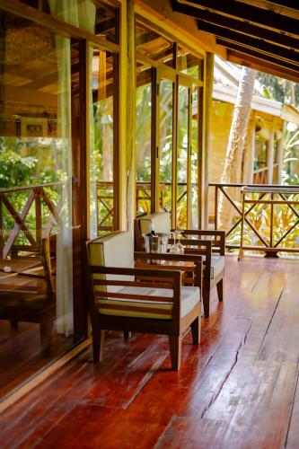 Balcony/terrace, My Dream Boutique Resort in Nam Khan River Balcony/terrace, My Dream Boutique Resort in Nam Khan River