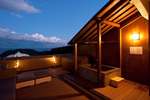 Open air bath, Izumigo Hotel Altia Toba in Toba Open air bath, Izumigo Hotel Altia Toba in Toba
