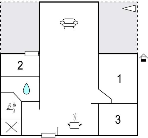 Floor plans, Beautiful Home In Bolmso With Wifi in Bolmso Floor plans, Beautiful Home In Bolmso With Wifi in Bolmso