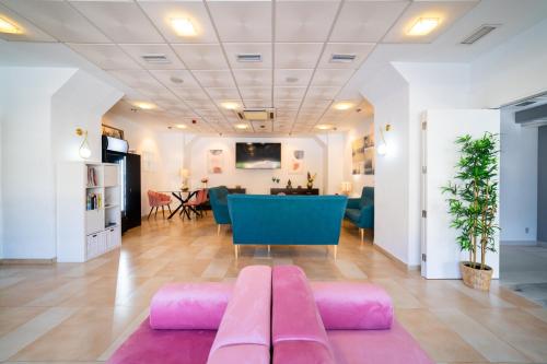 Közös társalgó / TV, Hotel Puerta de Cazorla in Cazorla Közös társalgó / TV, Hotel Puerta de Cazorla in Cazorla