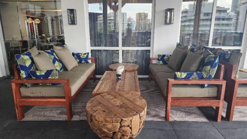 Balcony/terrace, Onomo Hotel Dar es Salaam in Dar Es Salaam Balcony/terrace, Onomo Hotel Dar es Salaam in Dar Es Salaam