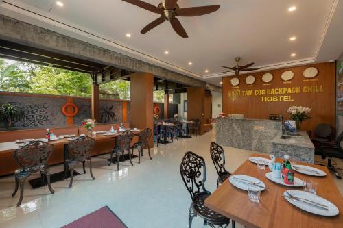 Restoran, Tam Coc Backpack Chill Hostel in Ninh Bình Restoran, Tam Coc Backpack Chill Hostel in Ninh Bình