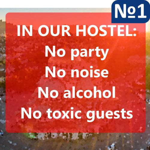 Faciliteiten, "No party & Many rules" Hostel N1 in Sofia Faciliteiten, "No party & Many rules" Hostel N1 in Sofia