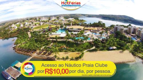 Swimming pool, Nautico Flat Caldas Novas, promocao especial no Nautico Praia Clube - HotFerias in Parque Termas de Caldas Swimming pool, Nautico Flat Caldas Novas, promocao especial no Nautico Praia Clube - HotFerias in Parque Termas de Caldas