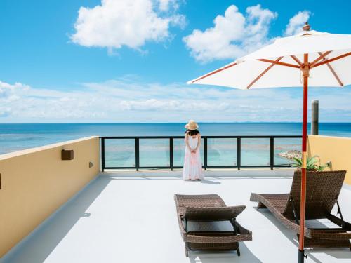 Balcony/terrace, 海と星空の小さな宿 wassa wassa in Ogimi Balcony/terrace, 海と星空の小さな宿 wassa wassa in Ogimi