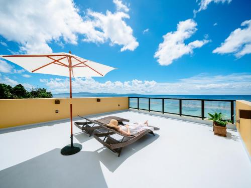 Balcony/terrace, 海と星空の小さな宿 wassa wassa in Ogimi Balcony/terrace, 海と星空の小さな宿 wassa wassa in Ogimi