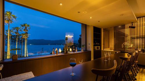 Bar/lounge, Yado Marubun in Minamiizu Bar/lounge, Yado Marubun in Minamiizu