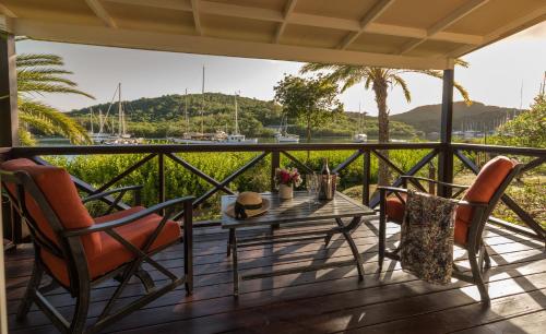 Balcony/terrace, Gunpowder House & Suites in English Harbour Balcony/terrace, Gunpowder House & Suites in English Harbour