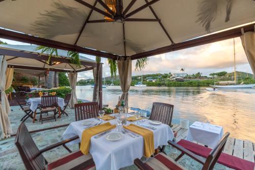 Restaurant, Gunpowder House & Suites in English Harbour Restaurant, Gunpowder House & Suites in English Harbour