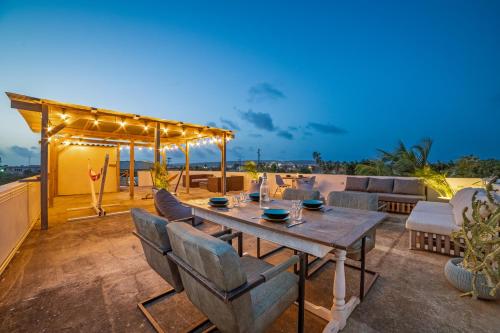 Balkon/Terrasse, The Hut Bonaire in Kralendijk Balkon/Terrasse, The Hut Bonaire in Kralendijk