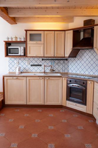 кухня, Velký rodinný apartmán s terasou na náměstí v Třeboni (Velky rodinny apartman s terasou na namesti v Treboni) in Trebon City Center кухня, Velký rodinný apartmán s terasou na náměstí v Třeboni (Velky rodinny apartman s terasou na namesti v Treboni) in Trebon City Center