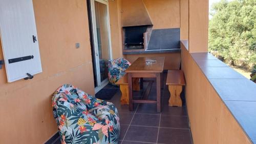 Balcony/terrace, Casapiana 07 in Levie Balcony/terrace, Casapiana 07 in Levie