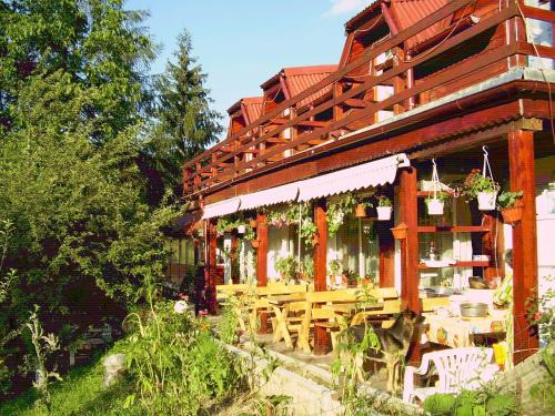 Erkély/terasz, Pension Bran Ioana& SPA in Bran Erkély/terasz, Pension Bran Ioana& SPA in Bran
