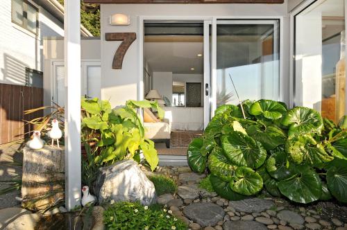 Garden, Kapiti Waves Bed & Breakfast in Paekakariki Garden, Kapiti Waves Bed & Breakfast in Paekakariki