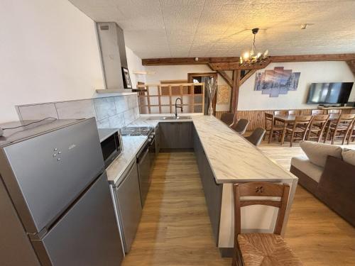 Konyha, Le Villard appartement Adrech in Abries Konyha, Le Villard appartement Adrech in Abries