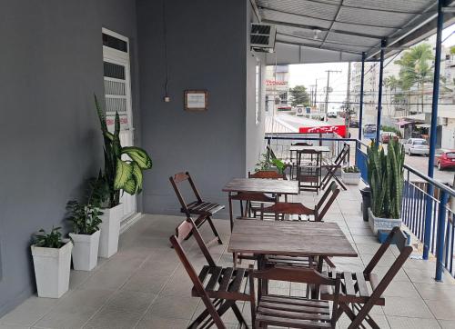 陽台/露台, Pousada Centralmar in 卡納維埃拉斯 陽台/露台, Pousada Centralmar in 卡納維埃拉斯