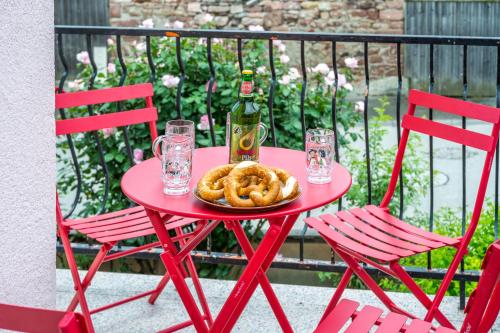 Erkély/terasz, Gîte A l'ombre du clocher (Gite A l'ombre du clocher) in Hessenheim Erkély/terasz, Gîte A l'ombre du clocher (Gite A l'ombre du clocher) in Hessenheim