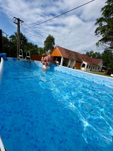 Kolam renang, Sárffy Vendégház (Sarffy Vendeghaz) in Hegyhatszentjakab Kolam renang, Sárffy Vendégház (Sarffy Vendeghaz) in Hegyhatszentjakab