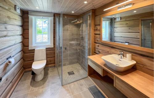 Bathroom, Cozy Home In Sjusjøen With Wifi in Sjusjoen Bathroom, Cozy Home In Sjusjøen With Wifi in Sjusjoen