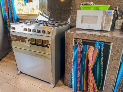 廚房, Watzara Wasi Cottage cerca de Cuicocha in 哥塔卡奇 廚房, Watzara Wasi Cottage cerca de Cuicocha in 哥塔卡奇