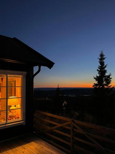 Exterior view, Modern Mountain Cabin With Panoramic Views in Sjusjoen Exterior view, Modern Mountain Cabin With Panoramic Views in Sjusjoen
