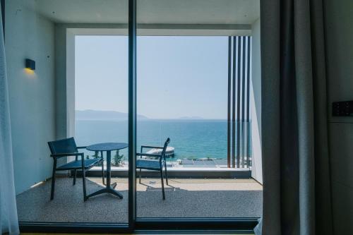 balkon/terras, Magnus Hotel in Vlorë balkon/terras, Magnus Hotel in Vlorë