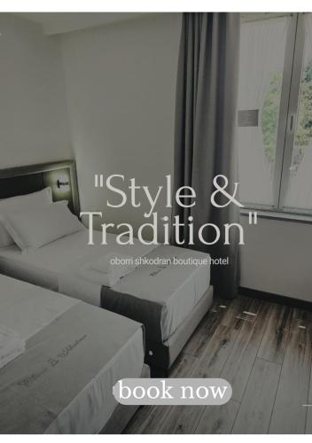 客室内ベッド, Oborri Shkodran Boutique Hotel in シュコドラ 客室内ベッド, Oborri Shkodran Boutique Hotel in シュコドラ