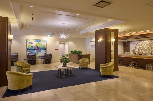 Lobby, Kobe Sannomiya Tokyu REI Hotel in Kobe Lobby, Kobe Sannomiya Tokyu REI Hotel in Kobe