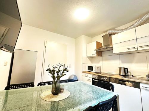 Konyha, Beautiful Apartment in Lichtenstein in Lichtenstein (Tubingen) Konyha, Beautiful Apartment in Lichtenstein in Lichtenstein (Tubingen)