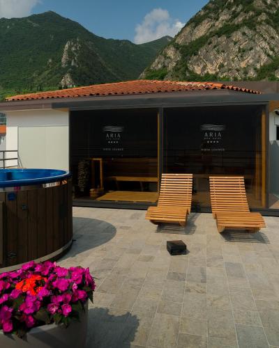 Ruang bersama/area TV, Aria Life Hotel in Limone sul Garda Ruang bersama/area TV, Aria Life Hotel in Limone sul Garda